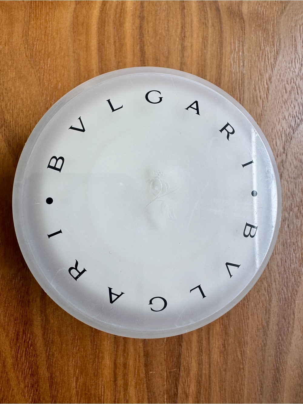 Bvlgari White Tea Luxury Soap in Wrapped Dish